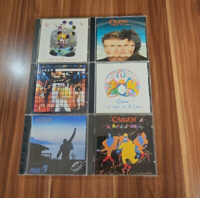 Queen - 6 CD Alben - Kind of Magic + Innuendo + Made in Heaven + Miracle + Liv..