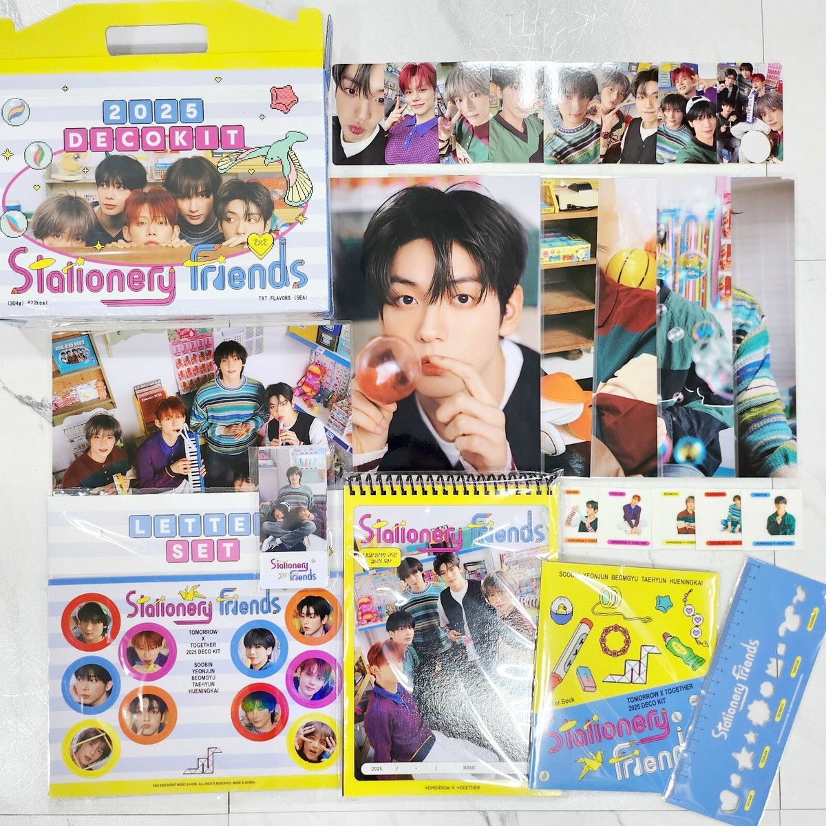 TXT - 2025 DECO KIT 'Stationery Friends' Official POB PHOTOCARD