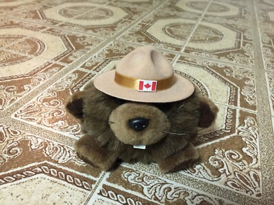 The Stuffed Animal House Canadian Beaver Plush Corporal Flapjack 4.5'' New no tag