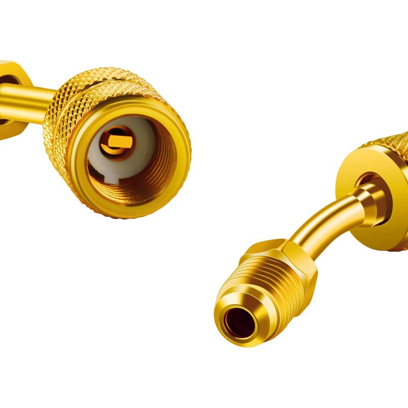 4 Pack Adapter Charging Vacuum Port Adapter Brass Converter with