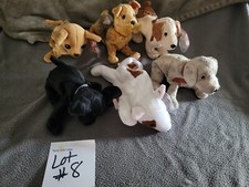 Ty Beanie Babies Dog Puppy LOT of 6 Vintage  Great Condition All w NICE TAGS
