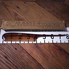 Avon comb VTG 80's 1981 Cambridge Collection Rattail Tortoise