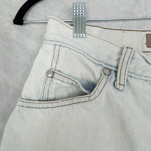 Vintage Levis Denim Shorts Womens Juniors 11 Blue Cut Off Distressed 900 Series - Picture 2 of 24