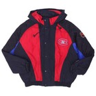 Vintage Starter Montreal Canadiens Puffer Zipper Hooded Jacket