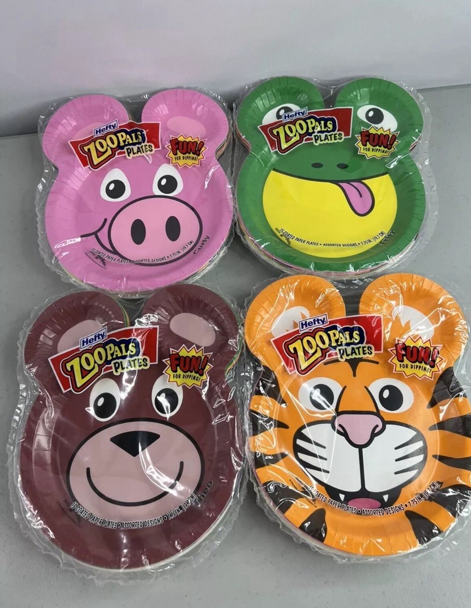 New Sealed Zoo Pals Hefty Paper Plates Party Edition 2023 - 15