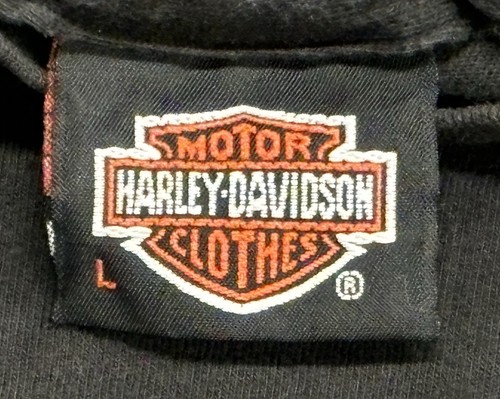 Vintage 80’s Biker’s Only “Wallace Harley Davidson” Double Sided Shirt - Large - Picture 8 of 9