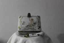 Lenwile China, Silent Butler,  Atq Porcelain, Hand Painted, C 1940's, 5"X4"X 2"