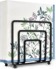 Napkin Holder for Table Modern Metal Black Napkin Holders for Kitchen Dining