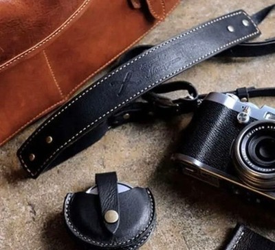Ultra Rare FUJIFILM X Monogram Collaboration Premium Genuine Leather Strap Set