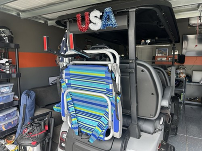 #ad Ez Go Liberty Golf Cart Lsv Chair Rack Bag Rack Holder $225.00