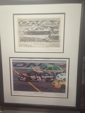 Rick Rush 'Heart of a Champion' Dale Earnhardt Sr Serigraph #656/1000 Signed