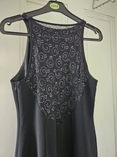 🐞Beautiful Evening Black Dress.principles Petite 12. Full Length. Back Detail🐞