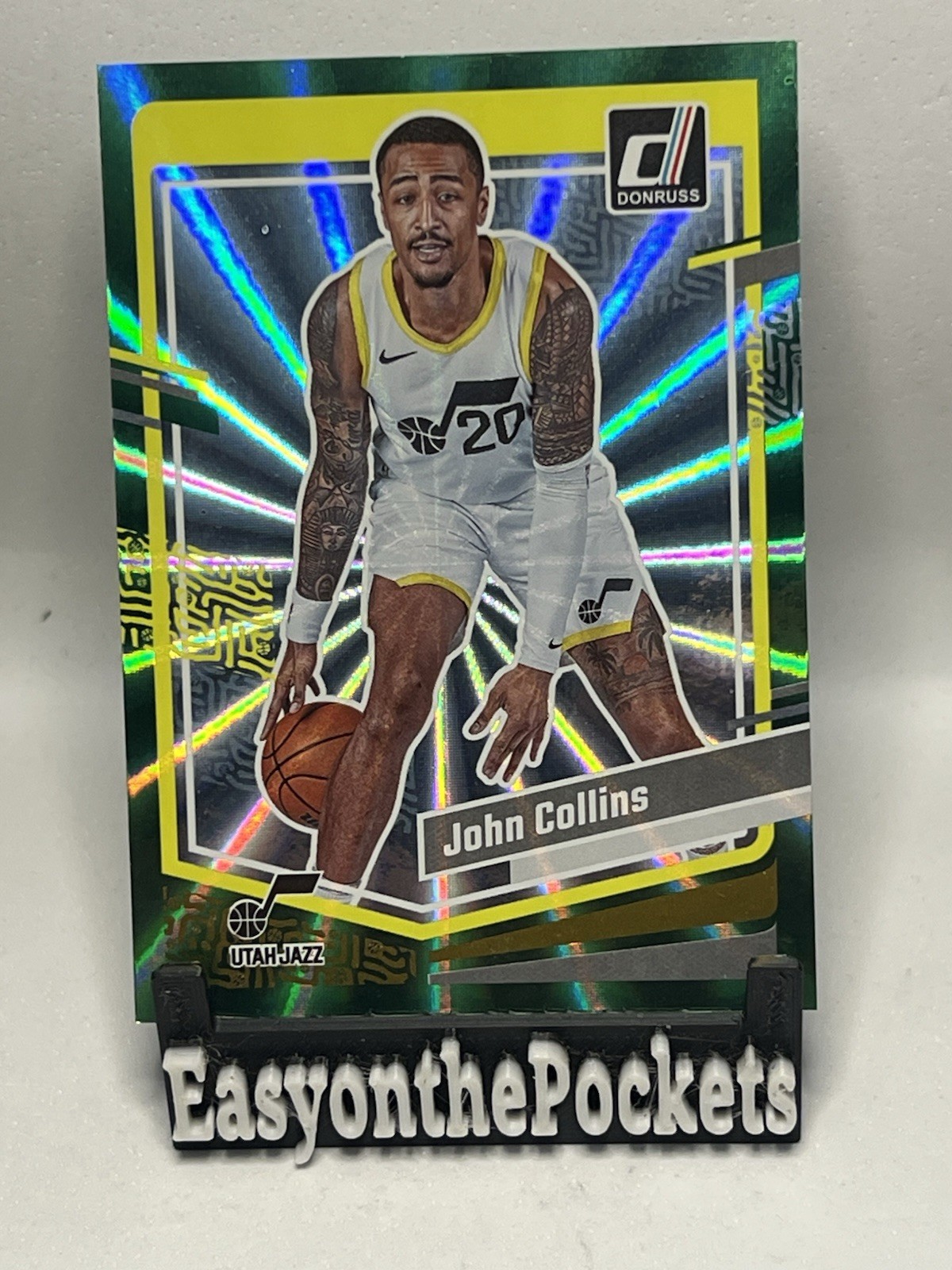 2023-24 Donruss Lasers John Collins #184 Jazz Pistons