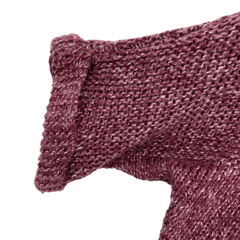 American Rag Cie свитер женщин большой бордовый ребристый вязаный доломан рукав пуловер - Изображение 3 из 4