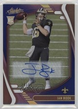 2021 Panini Absolute Rookies Spectrum Blue Signatures 20/50 Ian Book Auto 18m3
