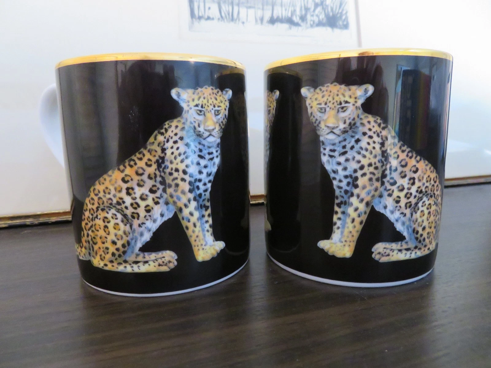 Halcyon Days Wildlife Leopard Mugs - Thumbnail 2