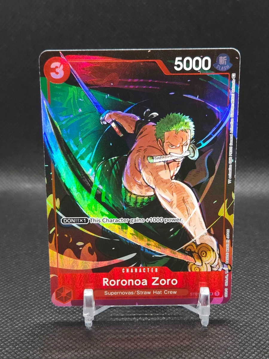 Roronoa Zoro ST01-013 One Piece Promotion Cards for sale | eBay