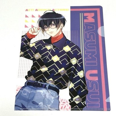 FamilyMart × A3 Spring Troupe Masumi Usui A5 Clear File Meiji Promo Japan Rare