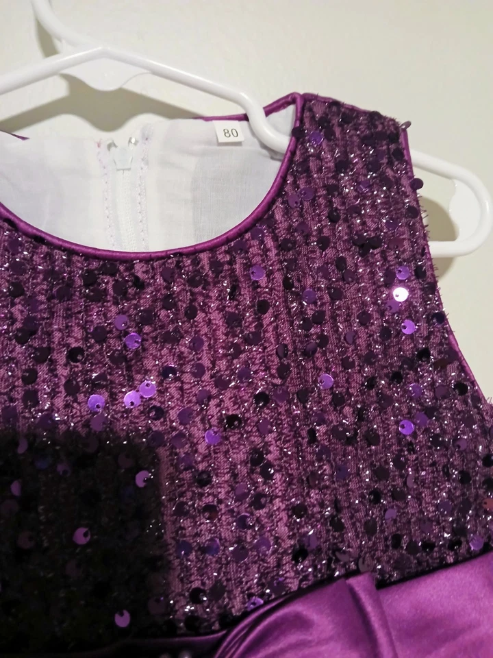 Vestido formal de fiesta de cumpleaños para niña pequeña talla 18-24 meses Foto 3 de 4