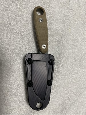 ESEE IZULA Fixed Blade Skeleton Knife Rowen USA   W/ Micarta Grips & Sheath