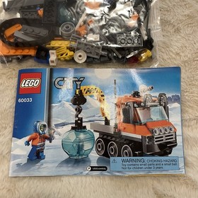 2014 Retired LEGO City Arctic Ice Crawler 60033 100% Complete Manual & Figures