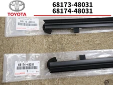 Toyota Lexus Genuine WEATHERSTRIP REAR DOOR GLASS INNER Left & Right OEM New