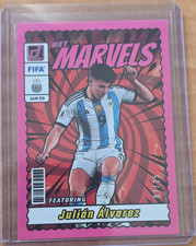 Panini Donruss FIFA 2023-24 Net Marvels Julian Alvarez Pink 07/25 #2