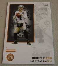 2020 Panini Encased Raiders Derek Carr #43