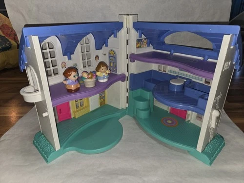 Vintage 1996 Fisher Price Little People Doll House #2511 Home Sweet Home