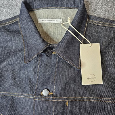 NWT No Maintenance Mens Raw Torai Denim Jacket Size Medium