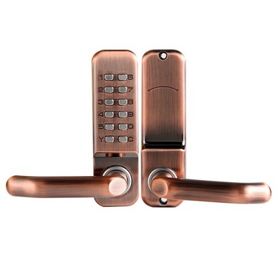 Mechanical Smart Digital Push Button Door Lock Home Keypad Keyless Code Password