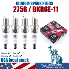 4Pcs For NGK Spark Plugs BKR6E-11 for Toyota Matrix Subaru Impreza 1.8/2.5L l4