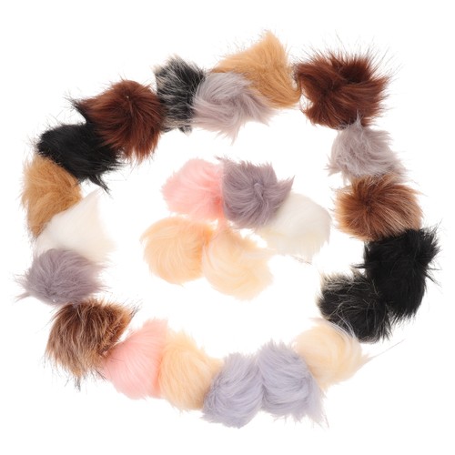24 Pcs Ball Hat Accessories Crafts Supplies Pompoms Balls Garment Decorations - Bild 11 von 12