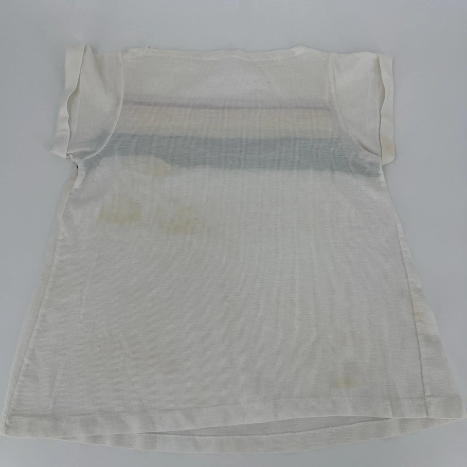 VTG Maternity T-Shirt - Womens Medium Tee 70s 80s Colorful - Made in USA - Image 2 of 4