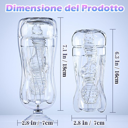 Masturbtore per Uomini Sex Toys Sexytoysys Masturvatore Uomo Mani Libere - Foto 5 di 7