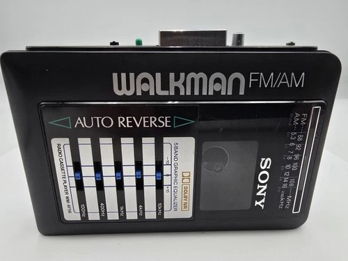 Sony WM-AF56 Walkman AM FM Radio Tape Cassette Player Tested And Works