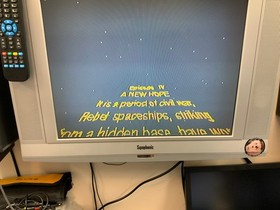 SEGA Genesis 32x w/ all hookup cables, power supply and star wars cartridge