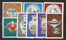 Hungary - Mail 1972 Yvert 2257/64 ** MNH Porcelains