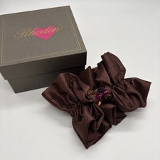 Box not included. Rhodon Bijou Scrunchie, Brown, No. 207