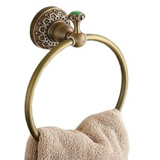 Wall Mounted Towel Ring/Towel Holder,Solid Brass Construction, Antique Bronze...