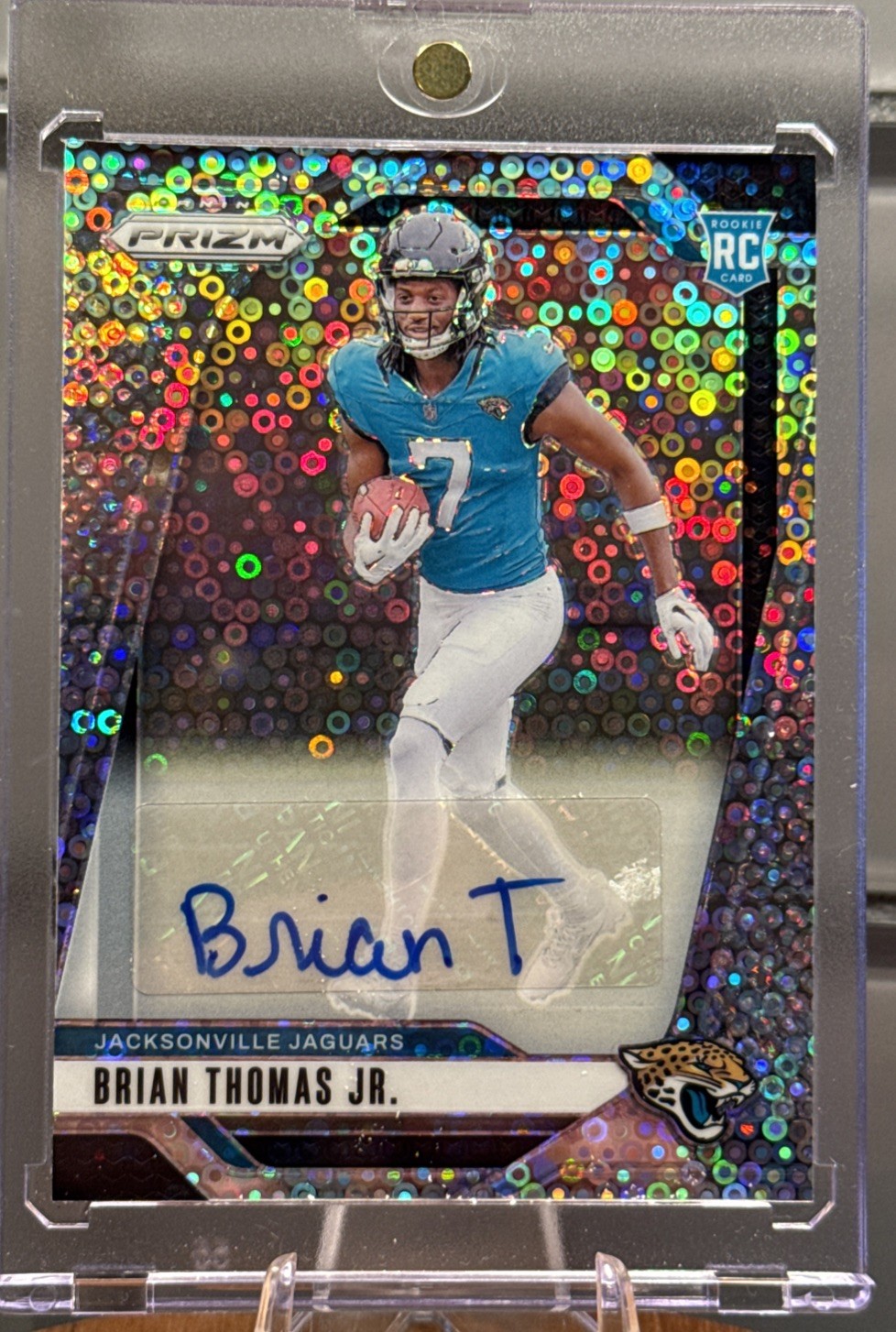 2024 Prizm Brian Thomas Jr Rookie No Huddle Auto #314