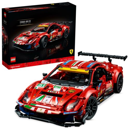LEGO Technic 42125 Ferrari 488 GTE AF Corse #51, Modellauto Sammlerstücke, 18+ - Bild 1 von 10