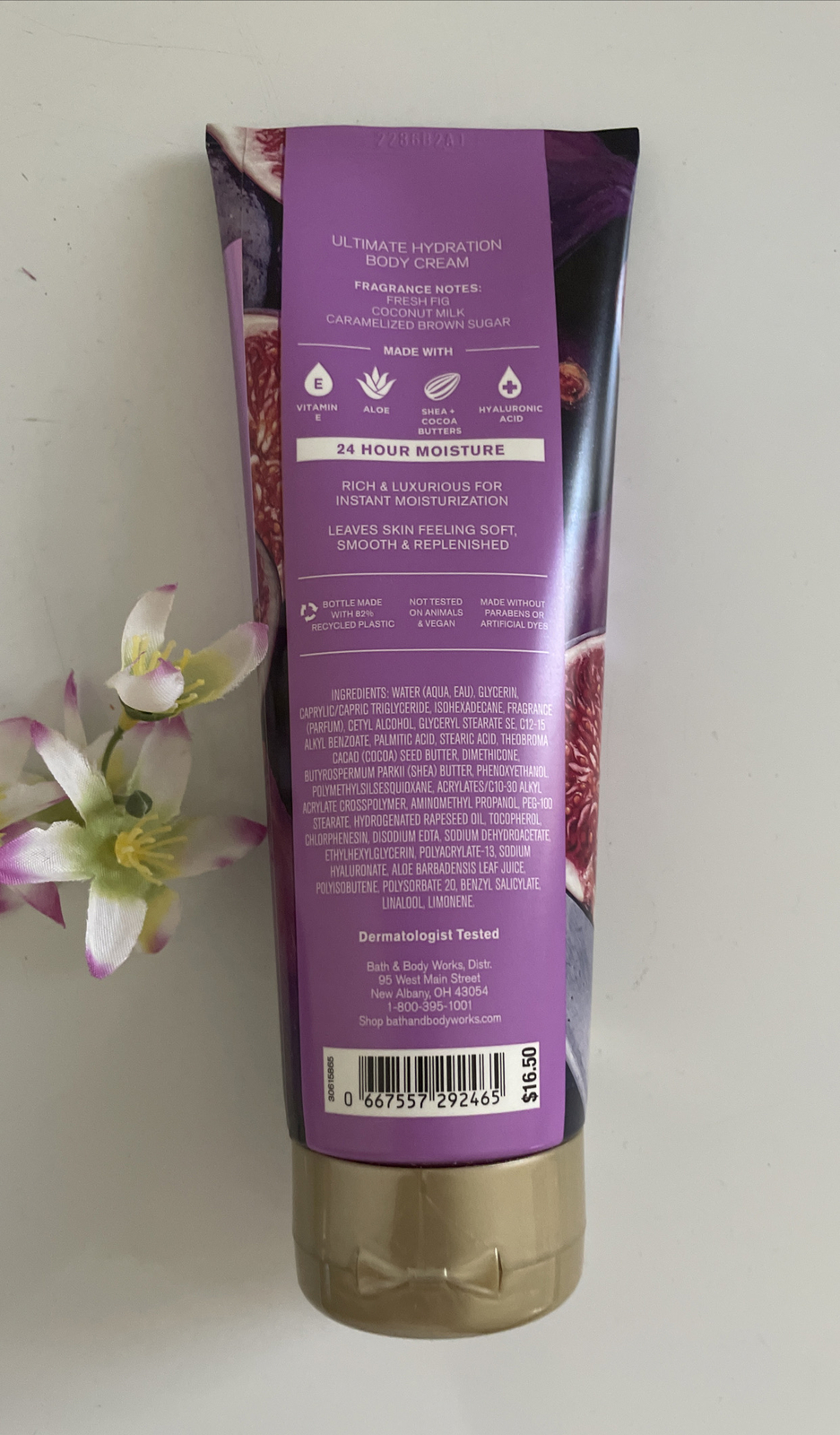 BROWN SUGAR & FIG Body Cream 8 oz T w/Shea Butter by Bath & Body Works New🌸