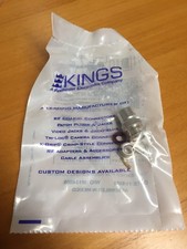 Kings Electronics KC-59-544 RF / Coaxial Connector, BNC Coaxial, Straight Plug,