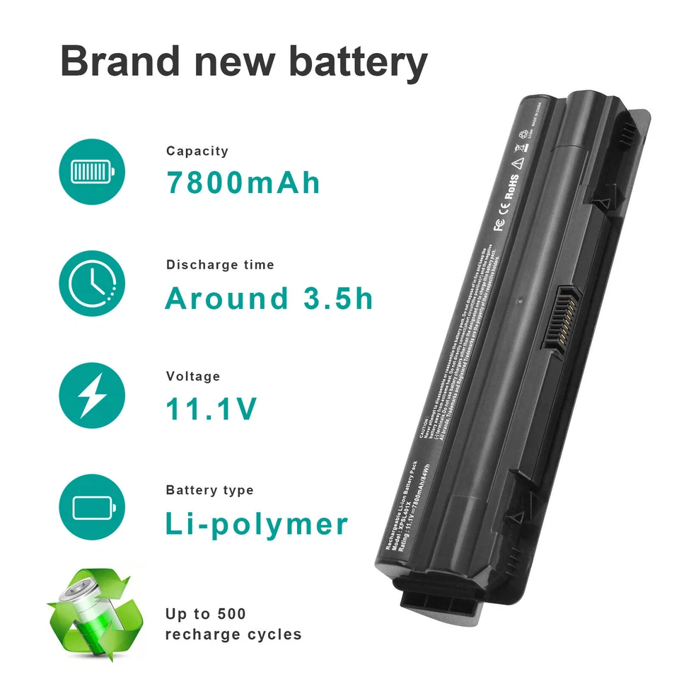 Battery For Dell XPS 14 L401X 15 L501X XPS L502X P12G P12G001 P11F R4CN5 6/9CELL - Image 2 of 4