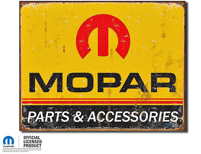 Schild MOPAR 30 x 40 groß Werkstatt Or. USA Dodge Chrysler US-Car Poster *805