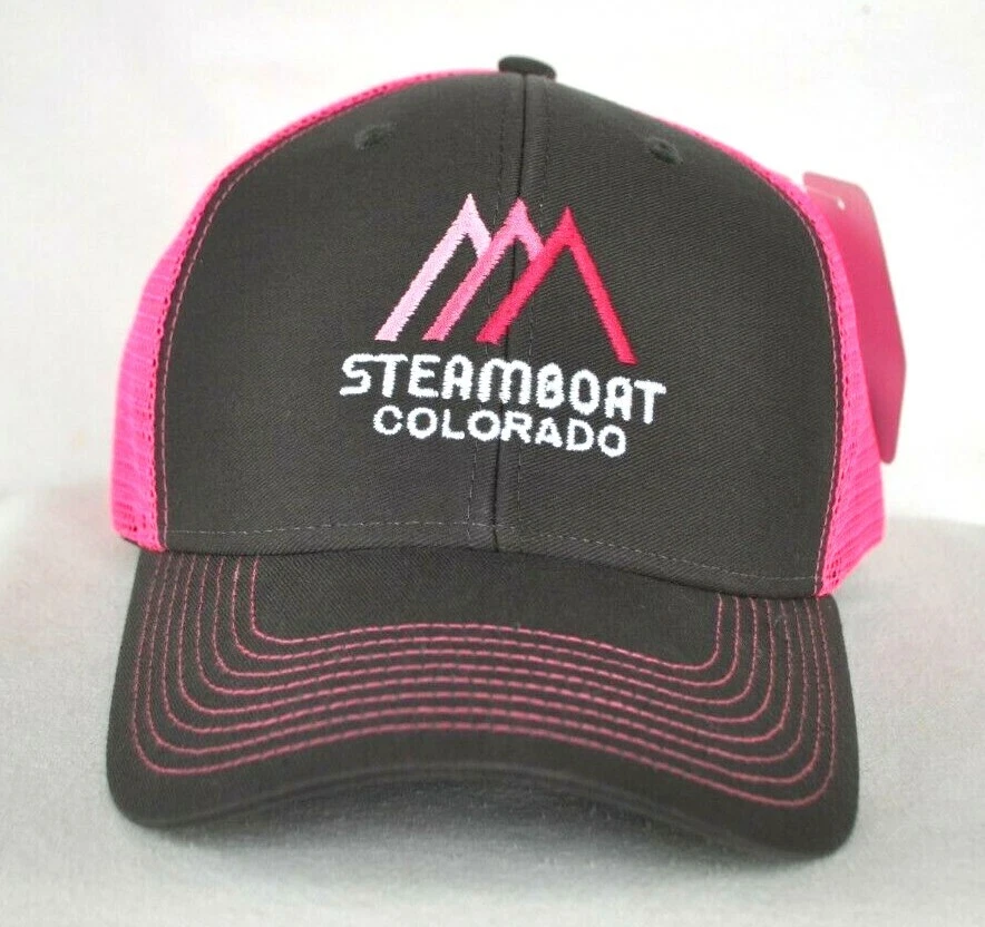 *STEAMBOAT COLORADO* Skiing Snowboarding Trucker mesh Ball cap hat *OURAY*
Opens in a new window or