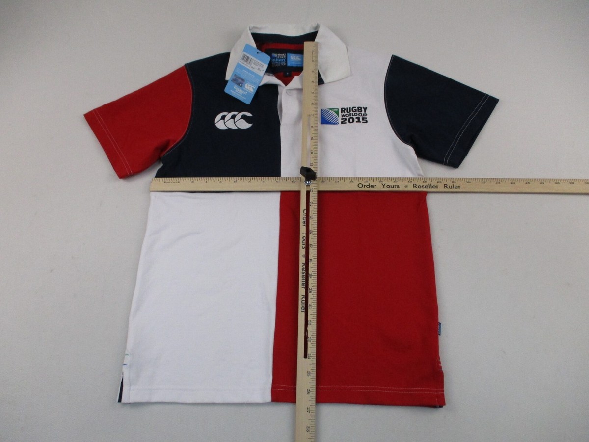 Rugby World Cup Polo Shirt Mens Small Blue Canterbury 2015 | eBay