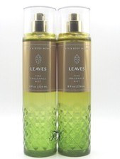BATH BODY WORKS LEAVES FRAGRANCE BODY MIST SPRAY 8 OZ LOT OF 2 PCS