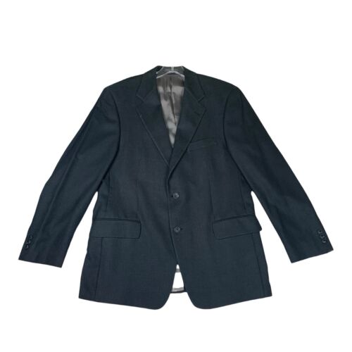 Alan Flusser Sport Coat Mens 42 Regular 42R Gray Jacket Silk Wool Blend - Picture 1 of 15